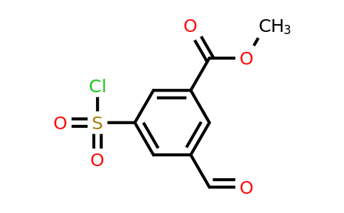 CAS 1393552-29-8 | Methyl 3-(chlorosulfonyl)-5-formylbenzoate