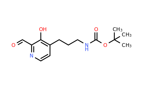 CAS 1393552-32-3 | Tert-butyl 3-(2-formyl-3-hydroxypyridin-4-YL)propylcarbamate