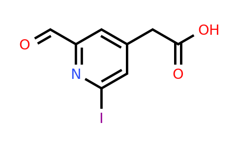 CAS 1393552-35-6 | (2-Formyl-6-iodopyridin-4-YL)acetic acid