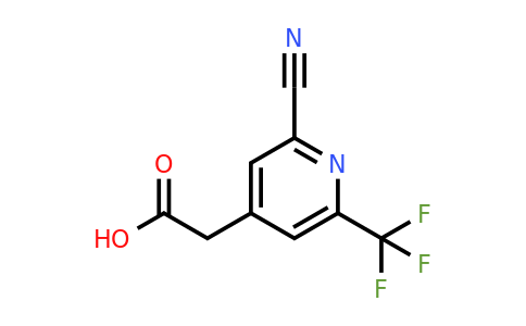 [2-Cyano-6-(trifluoromethyl)pyridin-4-YL]acetic acid