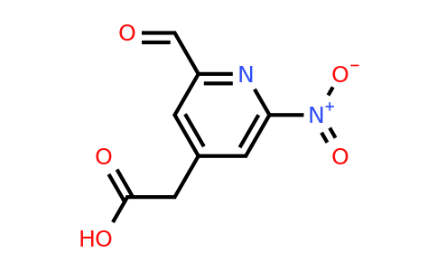 CAS 1393552-50-5 | (2-Formyl-6-nitropyridin-4-YL)acetic acid