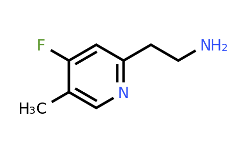 CAS 1393552-54-9 | 2-(4-Fluoro-5-methylpyridin-2-YL)ethanamine