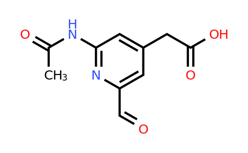 CAS 1393552-56-1 | [2-(Acetylamino)-6-formylpyridin-4-YL]acetic acid