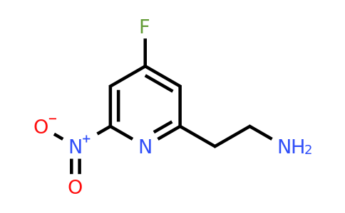CAS 1393552-62-9 | 2-(4-Fluoro-6-nitropyridin-2-YL)ethanamine