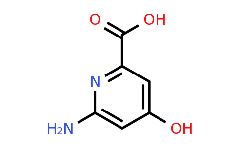 CAS 1393552-65-2 | 6-Amino-4-hydroxypyridine-2-carboxylic acid