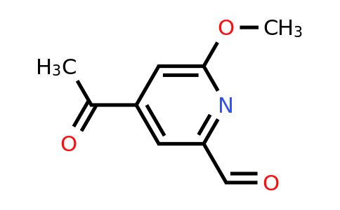CAS 1393552-66-3 | 4-Acetyl-6-methoxypyridine-2-carbaldehyde
