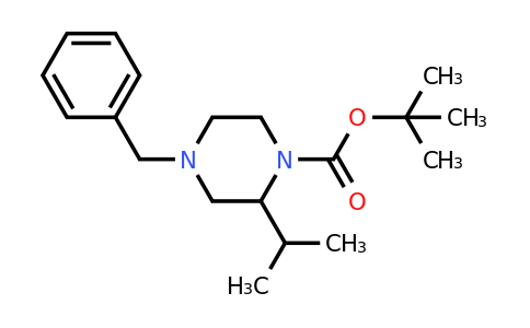 CAS 1393552-75-4 | Tert-butyl 4-benzyl-2-isopropylpiperazine-1-carboxylate