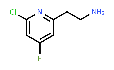 CAS 1393552-76-5 | 2-(6-Chloro-4-fluoropyridin-2-YL)ethanamine