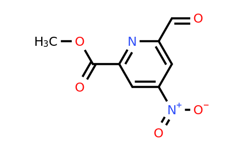 CAS 1393552-77-6 | Methyl 6-formyl-4-nitropyridine-2-carboxylate