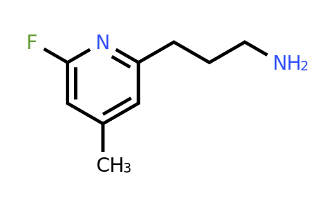 CAS 1393552-79-8 | 3-(6-Fluoro-4-methylpyridin-2-YL)propan-1-amine