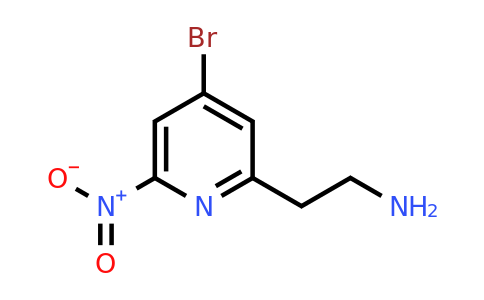 CAS 1393552-92-5 | 2-(4-Bromo-6-nitropyridin-2-YL)ethanamine