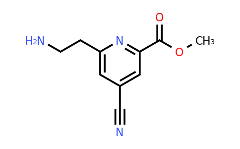 CAS 1393553-00-8 | Methyl 6-(2-aminoethyl)-4-cyanopyridine-2-carboxylate