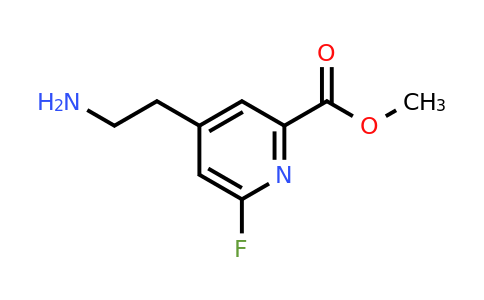 CAS 1393553-01-9 | Methyl 4-(2-aminoethyl)-6-fluoropyridine-2-carboxylate