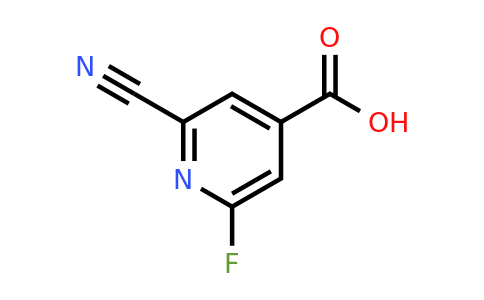 CAS 1393553-12-2 | 2-Cyano-6-fluoroisonicotinic acid