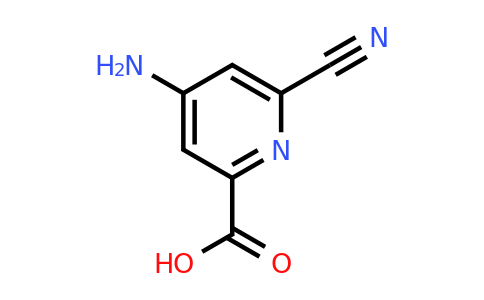 CAS 1393553-18-8 | 4-Amino-6-cyanopyridine-2-carboxylic acid