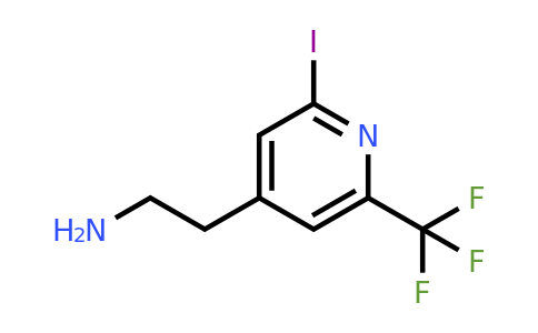 CAS 1393553-19-9 | 2-[2-Iodo-6-(trifluoromethyl)pyridin-4-YL]ethanamine