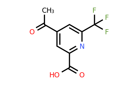 CAS 1393553-20-2 | 4-Acetyl-6-(trifluoromethyl)pyridine-2-carboxylic acid