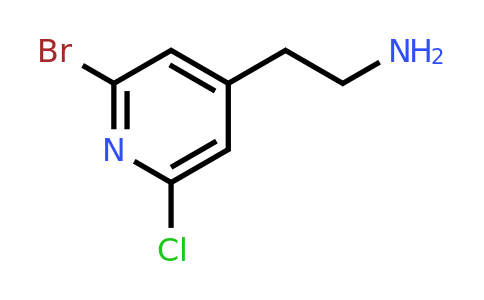 CAS 1393553-21-3 | 2-(2-Bromo-6-chloropyridin-4-YL)ethanamine