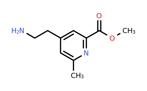CAS 1393553-23-5 | Methyl 4-(2-aminoethyl)-6-methylpyridine-2-carboxylate