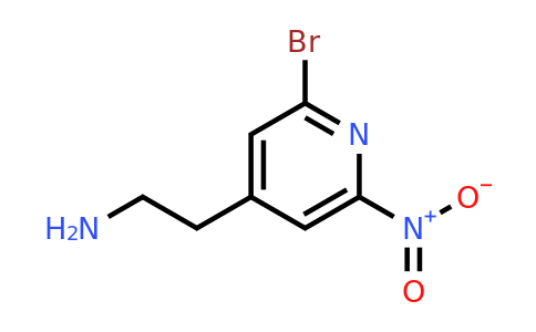 CAS 1393553-24-6 | 2-(2-Bromo-6-nitropyridin-4-YL)ethanamine