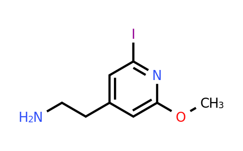 CAS 1393553-30-4 | 2-(2-Iodo-6-methoxypyridin-4-YL)ethanamine