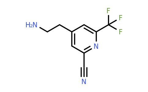 CAS 1393553-34-8 | 4-(2-Aminoethyl)-6-(trifluoromethyl)pyridine-2-carbonitrile