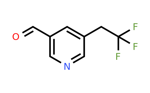 CAS 1393553-36-0 | 5-(2,2,2-Trifluoroethyl)nicotinaldehyde