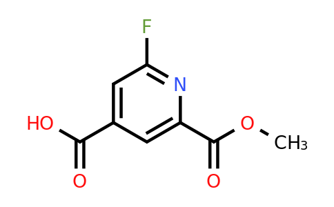 CAS 1393553-46-2 | 2-Fluoro-6-(methoxycarbonyl)isonicotinic acid