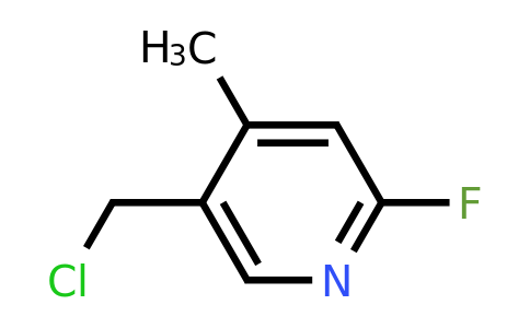 CAS 1393553-53-1 | 5-(Chloromethyl)-2-fluoro-4-methylpyridine