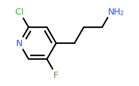 CAS 1393553-58-6 | 3-(2-Chloro-5-fluoropyridin-4-YL)propan-1-amine