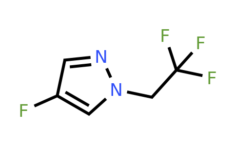 CAS 1393553-59-7 | 4-Fluoro-1-(2,2,2-trifluoroethyl)-1H-pyrazole