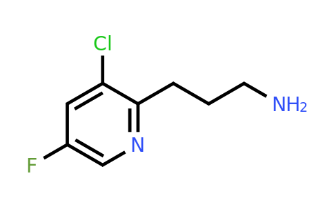 CAS 1393553-66-6 | 3-(3-Chloro-5-fluoropyridin-2-YL)propan-1-amine