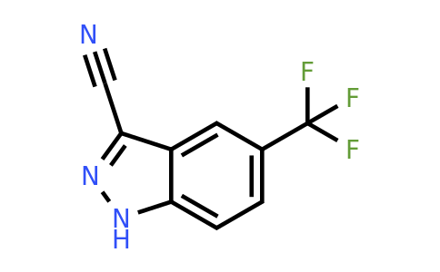 CAS 1393553-68-8 | 5-(Trifluoromethyl)-1H-indazole-3-carbonitrile