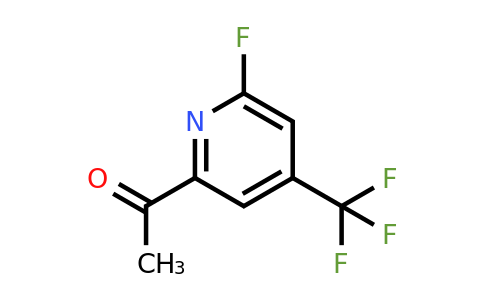 CAS 1393553-72-4 | 1-[6-Fluoro-4-(trifluoromethyl)pyridin-2-YL]ethanone