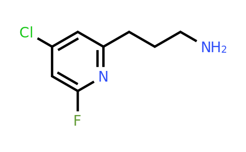 CAS 1393553-80-4 | 3-(4-Chloro-6-fluoropyridin-2-YL)propan-1-amine