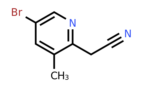 CAS 1393553-83-7 | (5-Bromo-3-methylpyridin-2-YL)acetonitrile