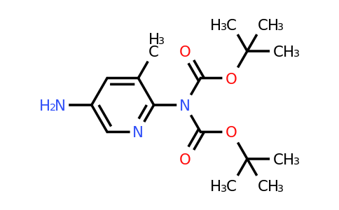 CAS 1393553-87-1 | Di-tert-butyl 5-amino-3-methylpyridin-2-ylimidodicarbonate