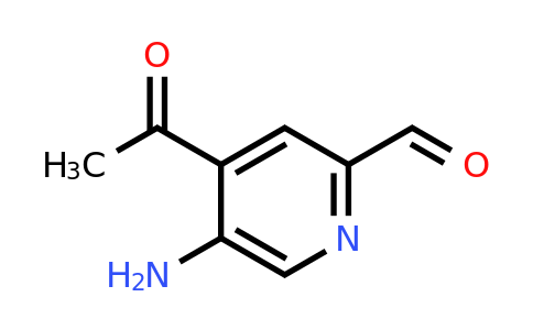 CAS 1393553-90-6 | 4-Acetyl-5-aminopyridine-2-carbaldehyde