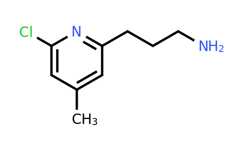 CAS 1393554-17-0 | 3-(6-Chloro-4-methylpyridin-2-YL)propan-1-amine
