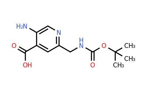 CAS 1393554-19-2 | 5-Amino-2-[[(tert-butoxycarbonyl)amino]methyl]isonicotinic acid