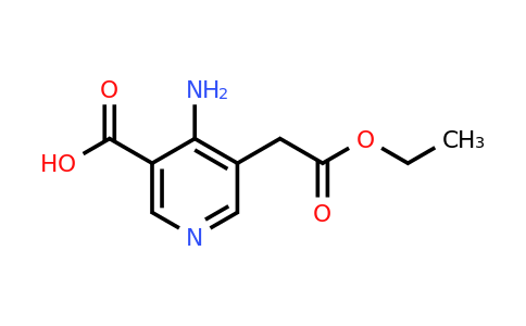 CAS 1393554-21-6 | 4-Amino-5-(2-ethoxy-2-oxoethyl)nicotinic acid