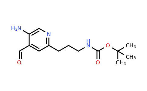 CAS 1393554-22-7 | Tert-butyl 3-(5-amino-4-formylpyridin-2-YL)propylcarbamate