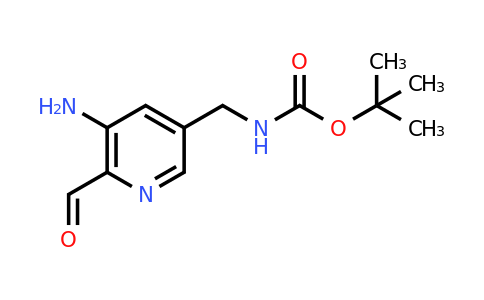 CAS 1393554-25-0 | Tert-butyl (5-amino-6-formylpyridin-3-YL)methylcarbamate