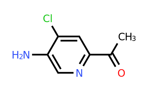 CAS 1393554-30-7 | 1-(5-Amino-4-chloropyridin-2-YL)ethanone