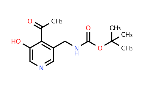CAS 1393554-39-6 | Tert-butyl (4-acetyl-5-hydroxypyridin-3-YL)methylcarbamate