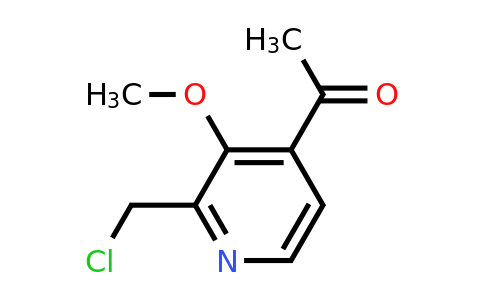CAS 1393554-41-0 | 1-[2-(Chloromethyl)-3-methoxypyridin-4-YL]ethanone