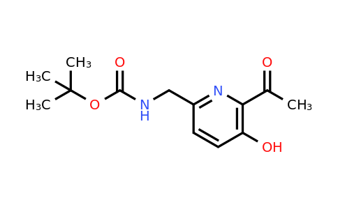 CAS 1393554-47-6 | Tert-butyl (6-acetyl-5-hydroxypyridin-2-YL)methylcarbamate