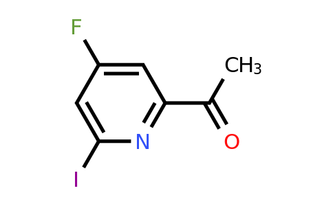 CAS 1393554-58-9 | 1-(4-Fluoro-6-iodopyridin-2-YL)ethanone