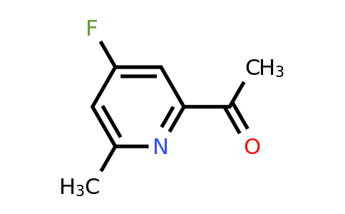 CAS 1393554-59-0 | 1-(4-Fluoro-6-methylpyridin-2-YL)ethanone