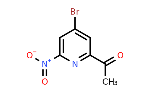 CAS 1393554-61-4 | 1-(4-Bromo-6-nitropyridin-2-YL)ethanone